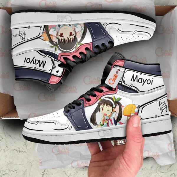 Baskets montantes Air Jordan Mayoi Hachikuji – Chaussures montantes Nisemonogatari – Image 3
