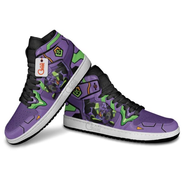 Baskets montantes Air Jordan Unit-01 – Chaussures montantes Evangelion – Image 4