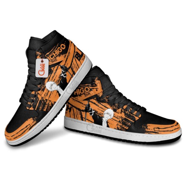 Baskets montantes Air Jordan Ichigo Kurosaki – Chaussures montantes Bleach – Image 4