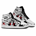Baskets montantes Air Jordan Itachi (Mangekyō Sharingan) – Chaussures montantes Naruto