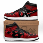 Baskets montantes Air Jordan Itachi Uchiha – Chaussures montantes Naruto