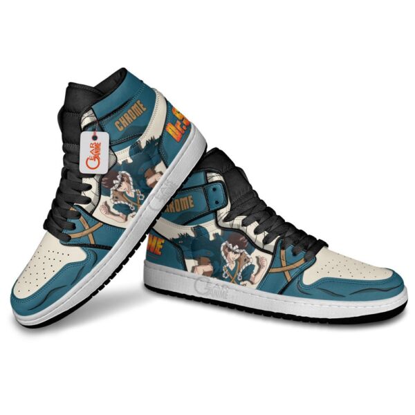 Baskets montantes Air Jordan Chrome – Chaussures montantes Dr. Stone – Image 4