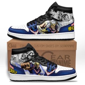 Baskets montantes Air Jordan All Might – Chaussures montantes My Hero Academia