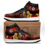 Baskets montantes Air Jordan Orange Piccolo – Chaussures montantes Dragon Ball Super