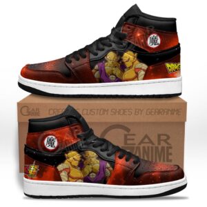 Baskets montantes Air Jordan Orange Piccolo – Chaussures montantes Dragon Ball Super