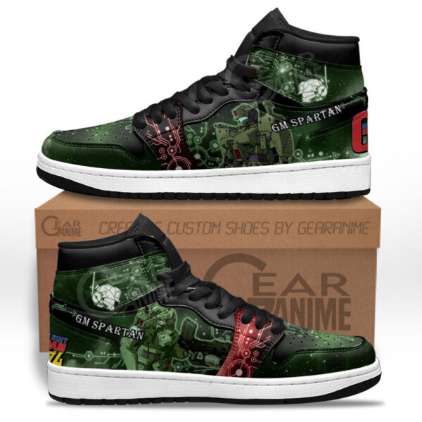 Baskets montantes Air Jordan GM Spartan – Chaussures montantes Mobile Suit Gundam