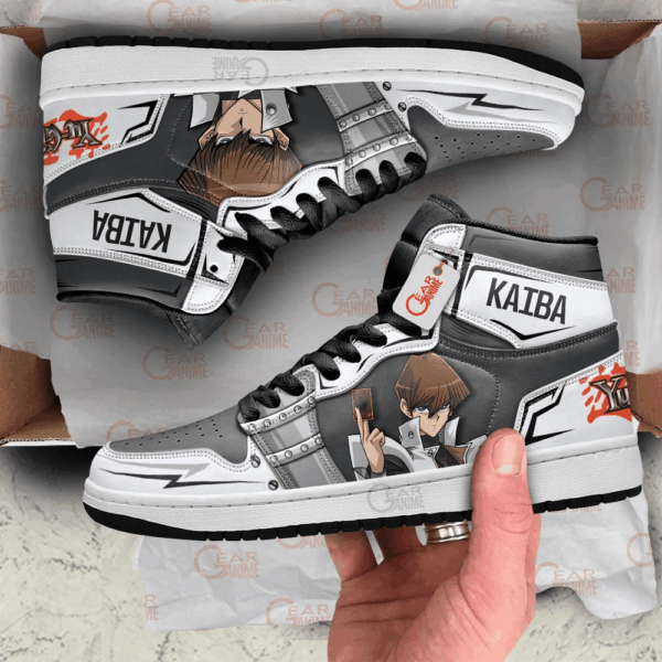 Baskets montantes Air Jordan Seto Kaiba – Chaussures montantes Yu-Gi-Oh! – Image 3