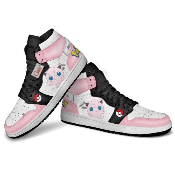 Baskets montantes Air Jordan Jigglypuff – Chaussures montantes Pokémon – Image 4