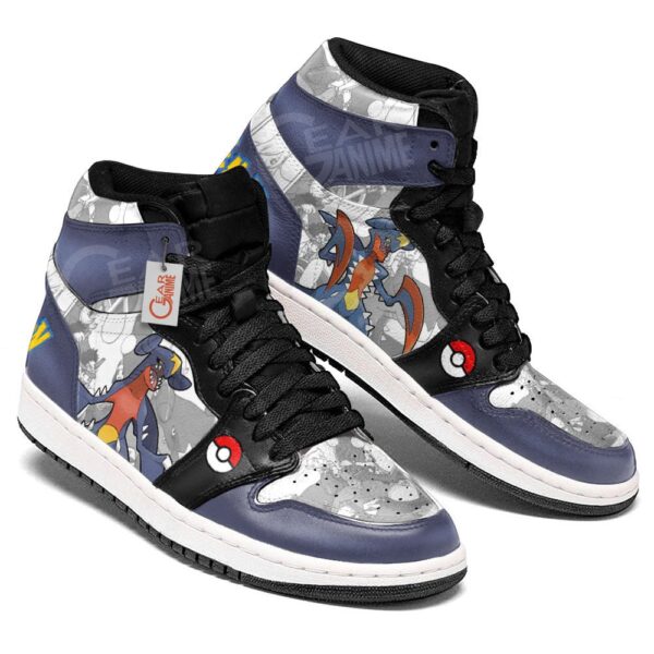 Baskets montantes Air Jordan Garchomp – Chaussures montantes Pokémon – Image 3