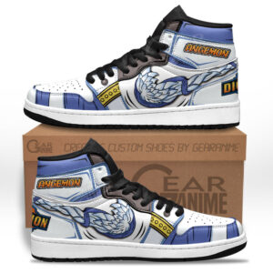 Baskets montantes Air Jordan Angemon – Chaussures montantes Digimon