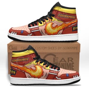 Baskets montantes Air Jordan Garudamon – Chaussures montantes Digimon