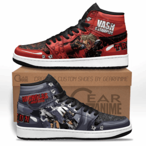 Baskets montantes Air Jordan Vash et Wolfwood – Chaussures montantes Trigun