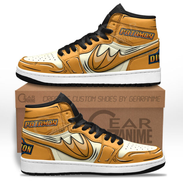 Baskets montantes Air Jordan Patamon – Chaussures montantes Digimon