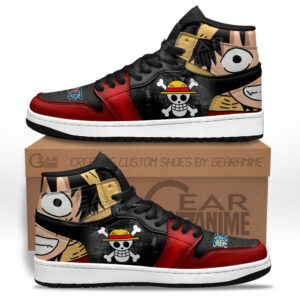 Baskets montantes Air Jordan Luffy – Chaussures montantes One Piece