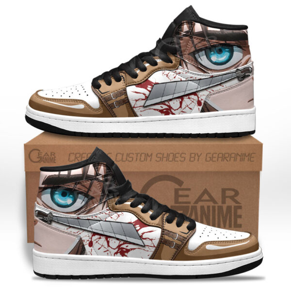 Baskets montantes Air Jordan Eren Jäger – Chaussures montantes L’Attaque des Titans