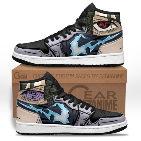 Baskets montantes Air Jordan Sasuke Uchiha – Chaussures montantes Naruto