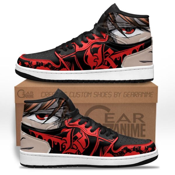 Baskets montantes Air Jordan Light Yagami – Chaussures montantes Death Note