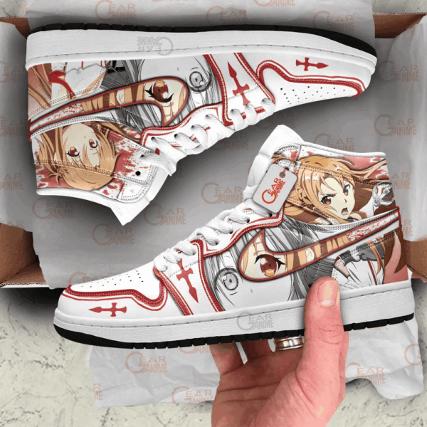 Baskets montantes Air Jordan Asuna – Chaussures montantes Sword Art Online – Image 3