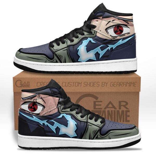 Baskets montantes Air Jordan Kakashi Hatake – Chaussures montantes Naruto