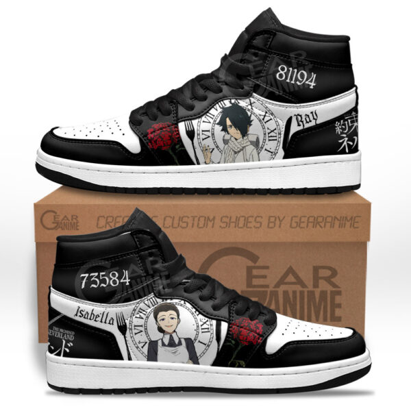 Baskets montantes Air Jordan Isabella et Ray – Chaussures montantes The Promised Neverland