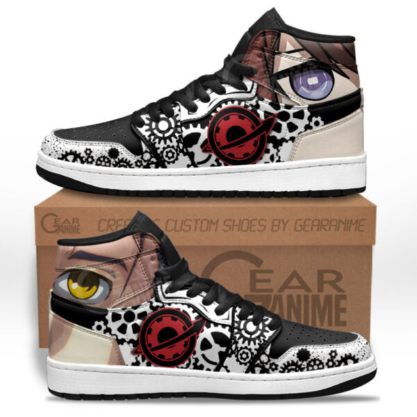 Baskets montantes Air Jordan Kurisu & Okabe – Chaussures montantes Steins;Gate