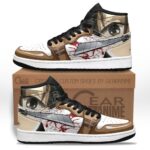 Baskets montantes Air Jordan Mikasa Ackerman – Chaussures montantes L’Attaque des Titans