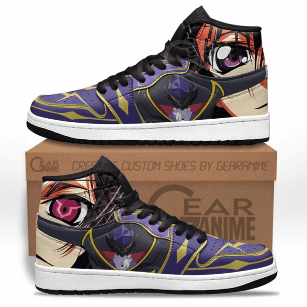 Baskets montantes Air Jordan Lelouch – Chaussures montantes Code Geass