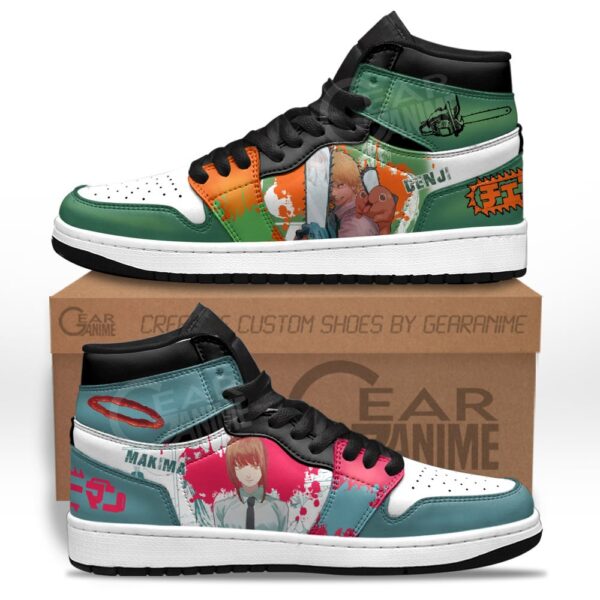 Baskets montantes Air Jordan Makima & Denji – Chaussures montantes Chainsaw Man