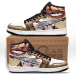 Baskets montantes Air Jordan Levi Ackerman – Chaussures montantes L’Attaque des Titans