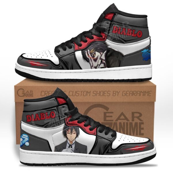 Baskets montantes Air Jordan Diablo – Chaussures montantes Moi, quand je me réincarne en Slime