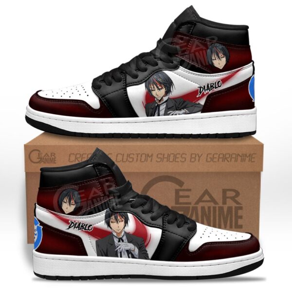 Baskets montantes Air Jordan Diablo – Chaussures montantes Moi, quand je me réincarne en Slime