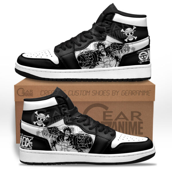 Baskets montantes Air Jordan Luffy Snakeman – Chaussures montantes One Piece