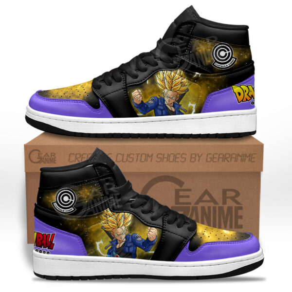 Baskets montantes Air Jordan Trunks Super Saiyan – Chaussures montantes Dragon Ball