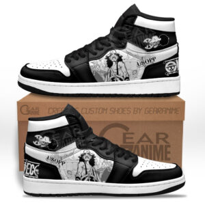 Baskets montantes Air Jordan Usopp – Chaussures montantes One Piece