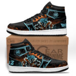 Baskets montantes Air Jordan Goku Blue – Chaussures montantes Dragon Ball