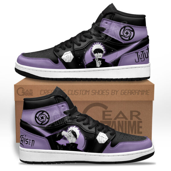 Baskets montantes Air Jordan Satoru Gojo – Chaussures montantes Jujutsu Kaisen