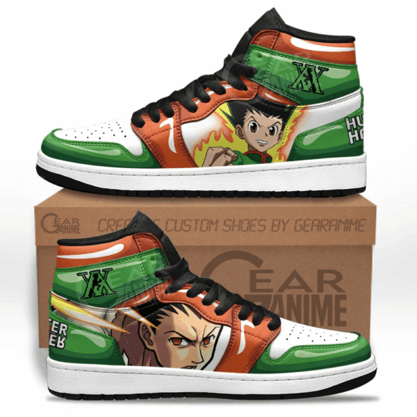 Baskets montantes Air Jordan Gon Freecss – Chaussures montantes Hunter x Hunter