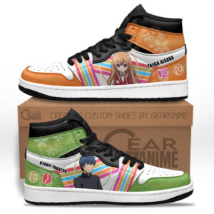 Baskets montantes Air Jordan Taiga Aisaka et Ryuuji Takasu – Chaussures montantes Toradora!