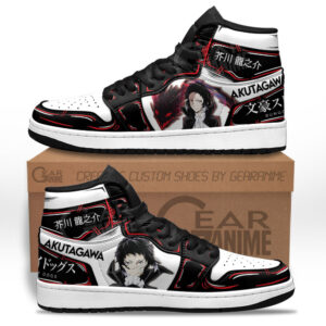 Baskets montantes Air Jordan Ryunosuke Akutagawa – Chaussures montantes Bungô Stray Dogs