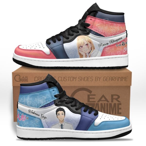 Baskets montantes Air Jordan Marin & Gojo – Chaussures montantes My Dress-Up Darling