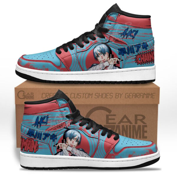 Baskets montantes Air Jordan Aki Hayakawa – Chaussures montantes Chainsaw Man