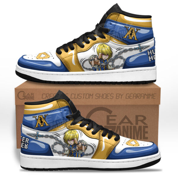 Baskets montantes Air Jordan Kurapika – Chaussures montantes Hunter x Hunter