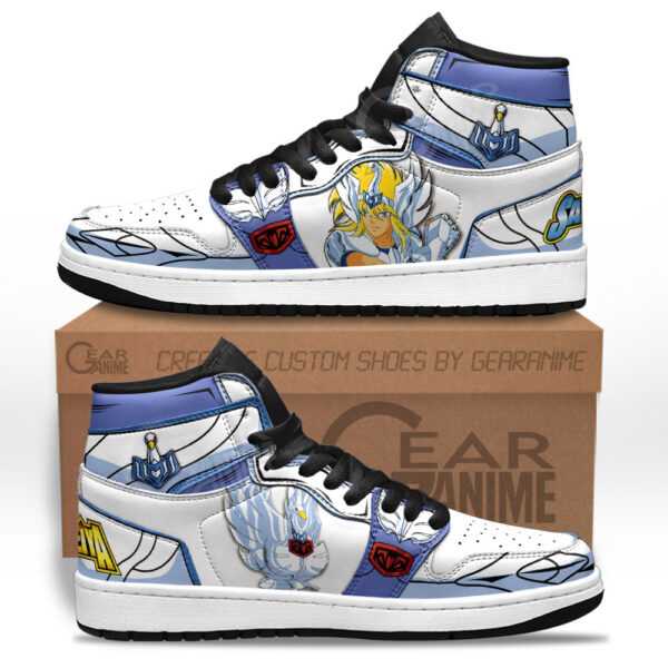 Baskets montantes Air Jordan Hyoga du Cygne – Chaussures montantes Saint Seiya