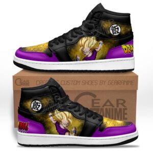 Baskets montantes Air Jordan Gohan Super Saiyan – Chaussures montantes Dragon Ball