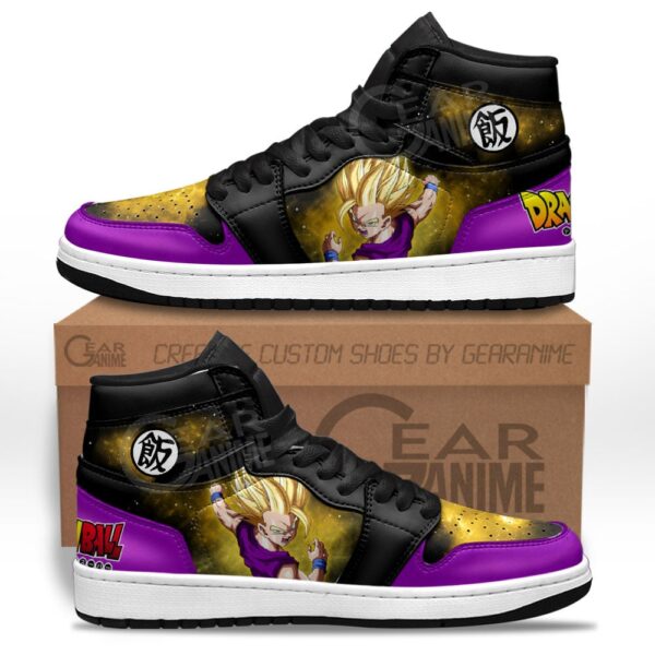 Baskets montantes Air Jordan Gohan Super Saiyan – Chaussures montantes Dragon Ball