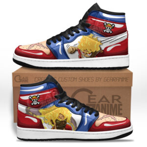 Baskets montantes Air Jordan Luffy Gear 5 – Chaussures montantes One Piece