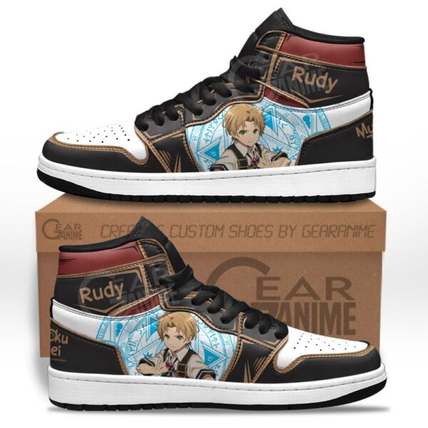 Baskets montantes Air Jordan Rudeus Greyrat – Chaussures montantes Mushoku Tensei