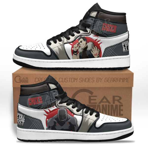 Baskets montantes Air Jordan Greed – Chaussures montantes Fullmetal Alchemist