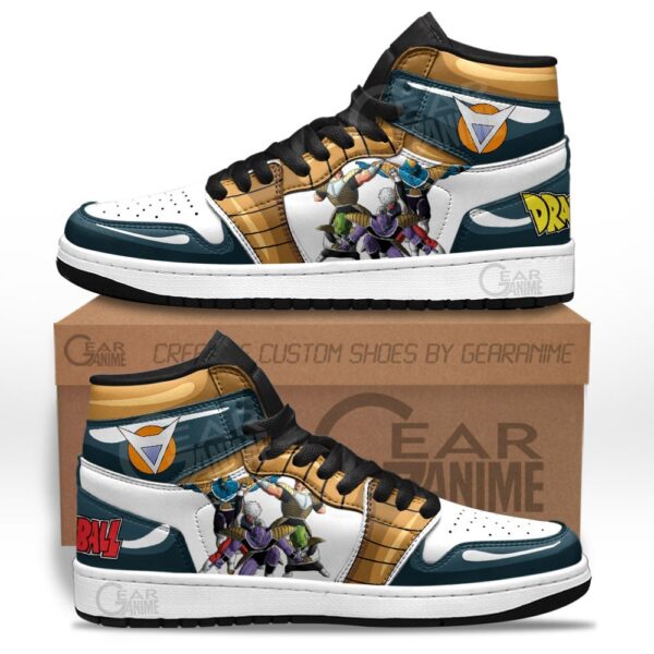 Baskets montantes Air Jordan Ginyu Force – Chaussures montantes Dragon Ball Z – Image 2