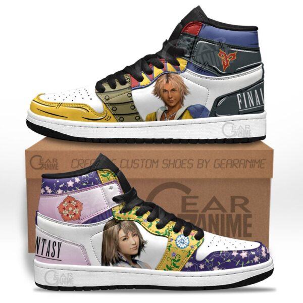 Baskets montantes Air Jordan Tidus et Yuna – Chaussures montantes Final Fantasy – Image 2